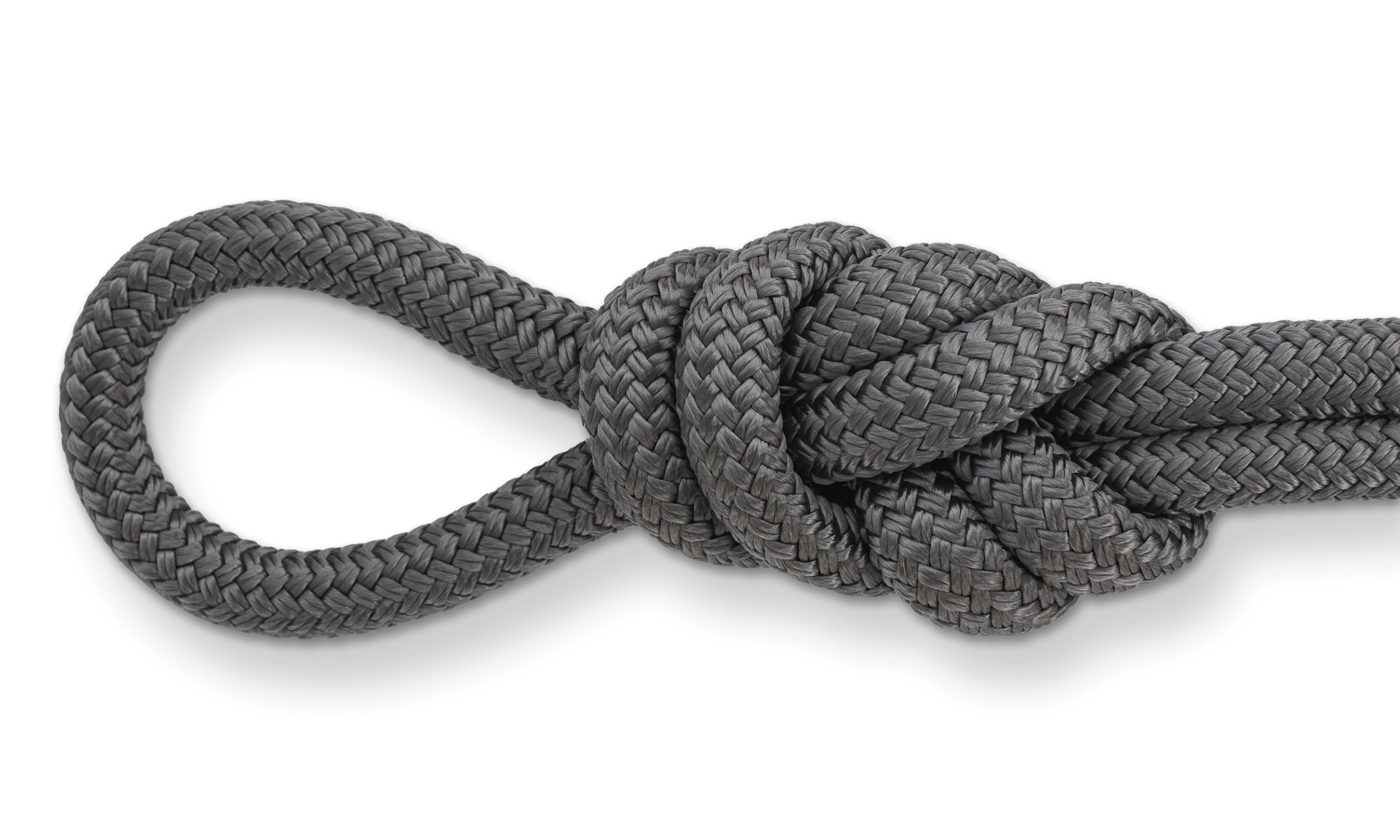 3/4" Double Braid Gray Shorts
