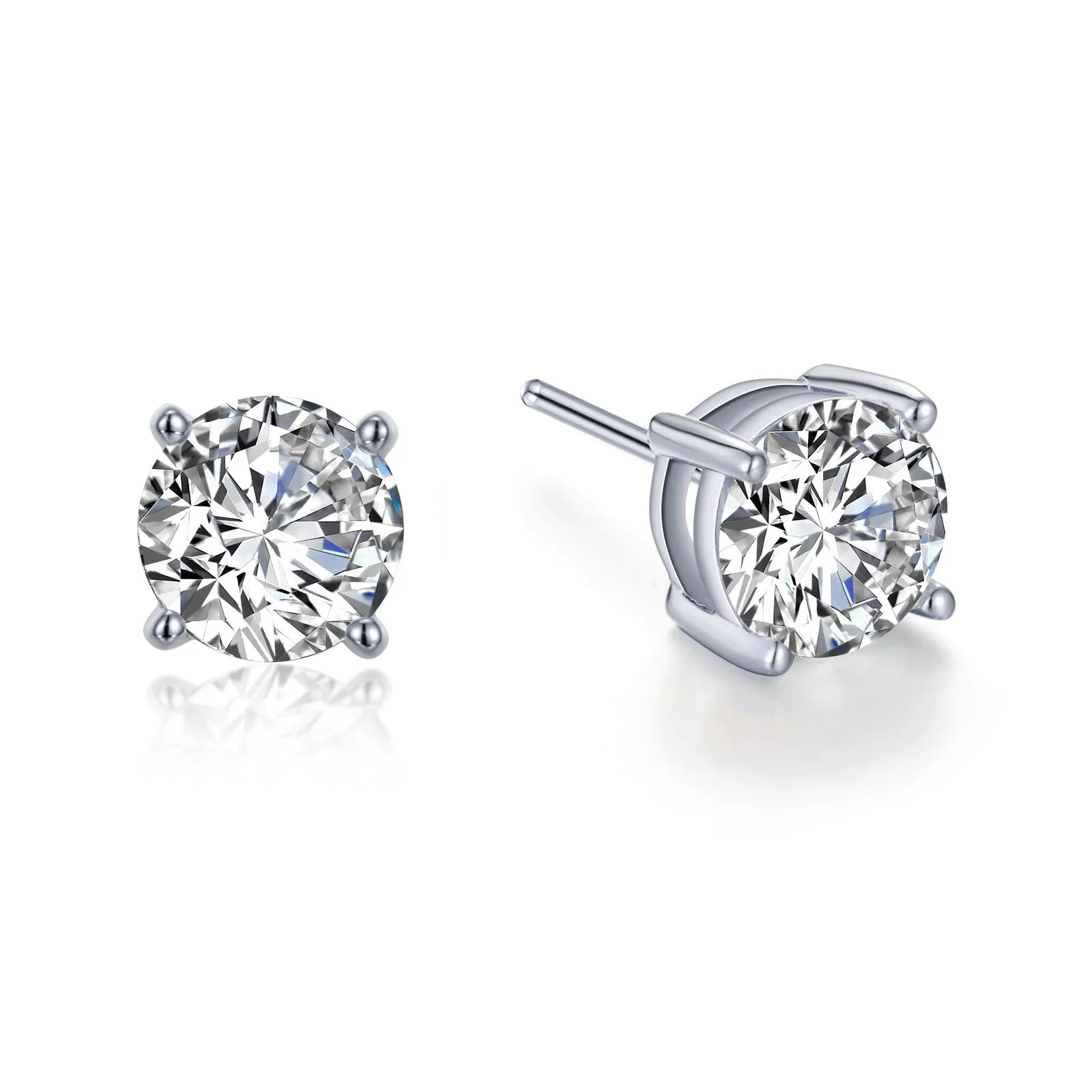 4 CTW 4 Prong Stud Earrings