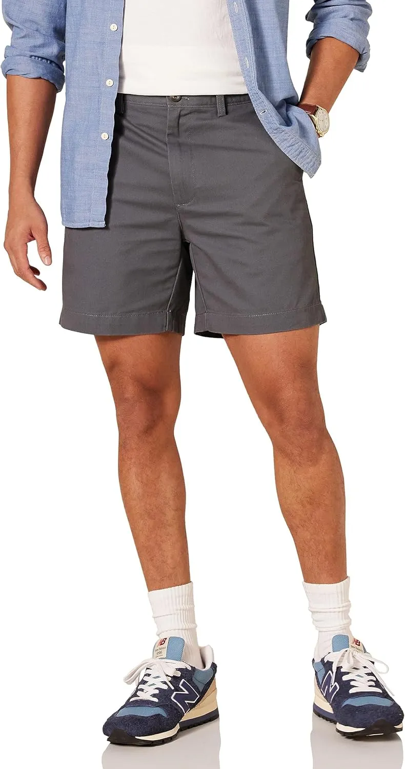 Amazon Essentials Men's Classic-Fit 7" Chino Shorts