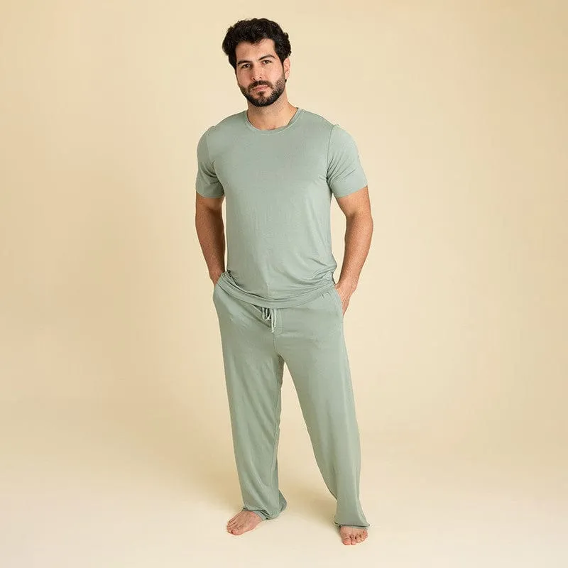 Bamboo Short Sleeve Classic Tee Shirt - Soft Jade