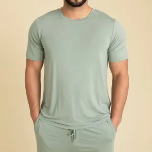 Bamboo Short Sleeve Classic Tee Shirt - Soft Jade