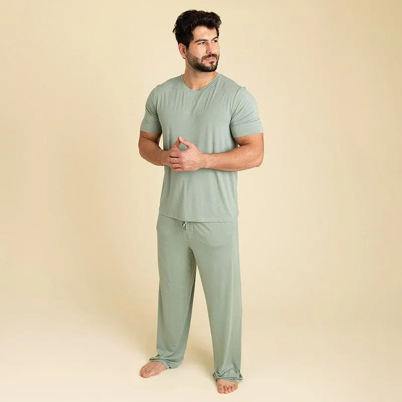 Bamboo Short Sleeve Classic Tee Shirt - Soft Jade