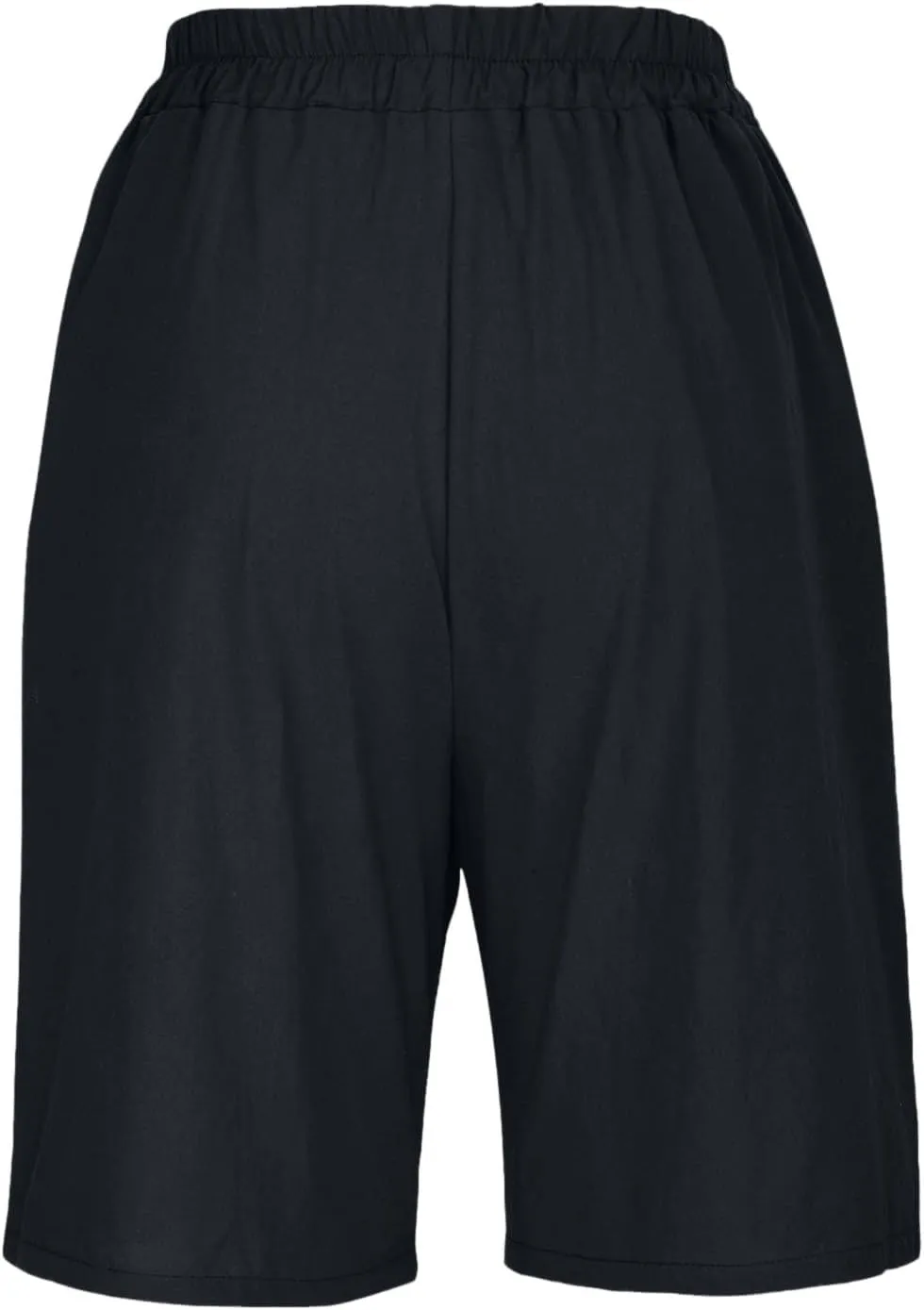 Bermuda Shorts for Women 2025 Casual Mid Rise Knee Length Wide Leg Comfy Long Linen Shorts with Pocket