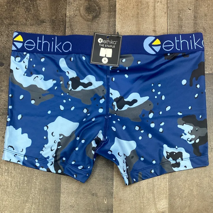 Ethika- deep sea camo boy shorts (women)