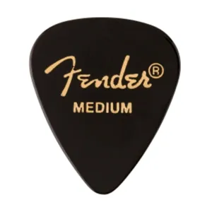Fender 351 Black Medium 4 Pack (48) Bundle