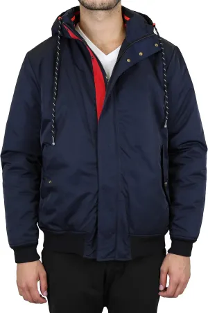 Galaxy by Harvic Men's Heavyweight Classic Hooded Windproof Bomber Jacket (S-2XL)