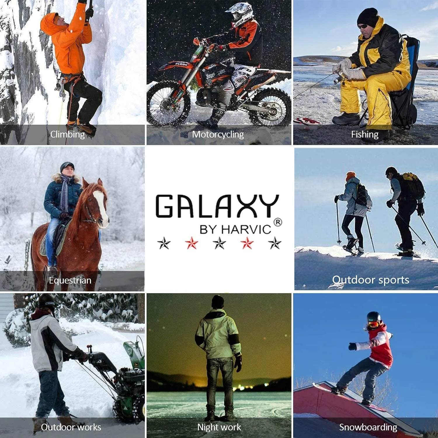 Galaxy by Harvic Men's Heavyweight Classic Hooded Windproof Bomber Jacket (S-2XL)
