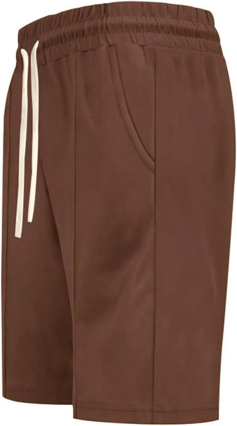 Golf Shorts Men Fashion Patchwork Solid Workout Short Pants Drawstring Elastic Waist Breathable Five Quarter Pants