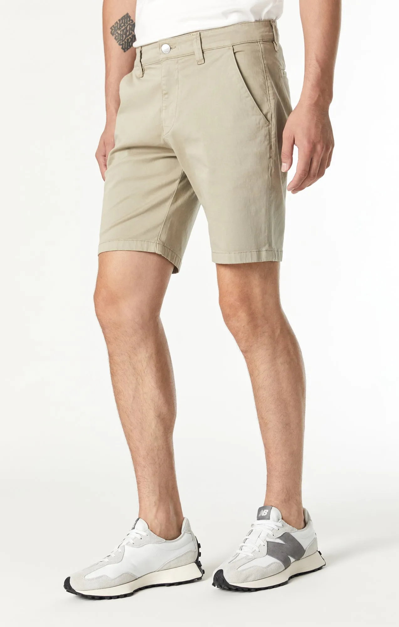 JACOB CROP  SHORTS IN ALUMINUM TWILL