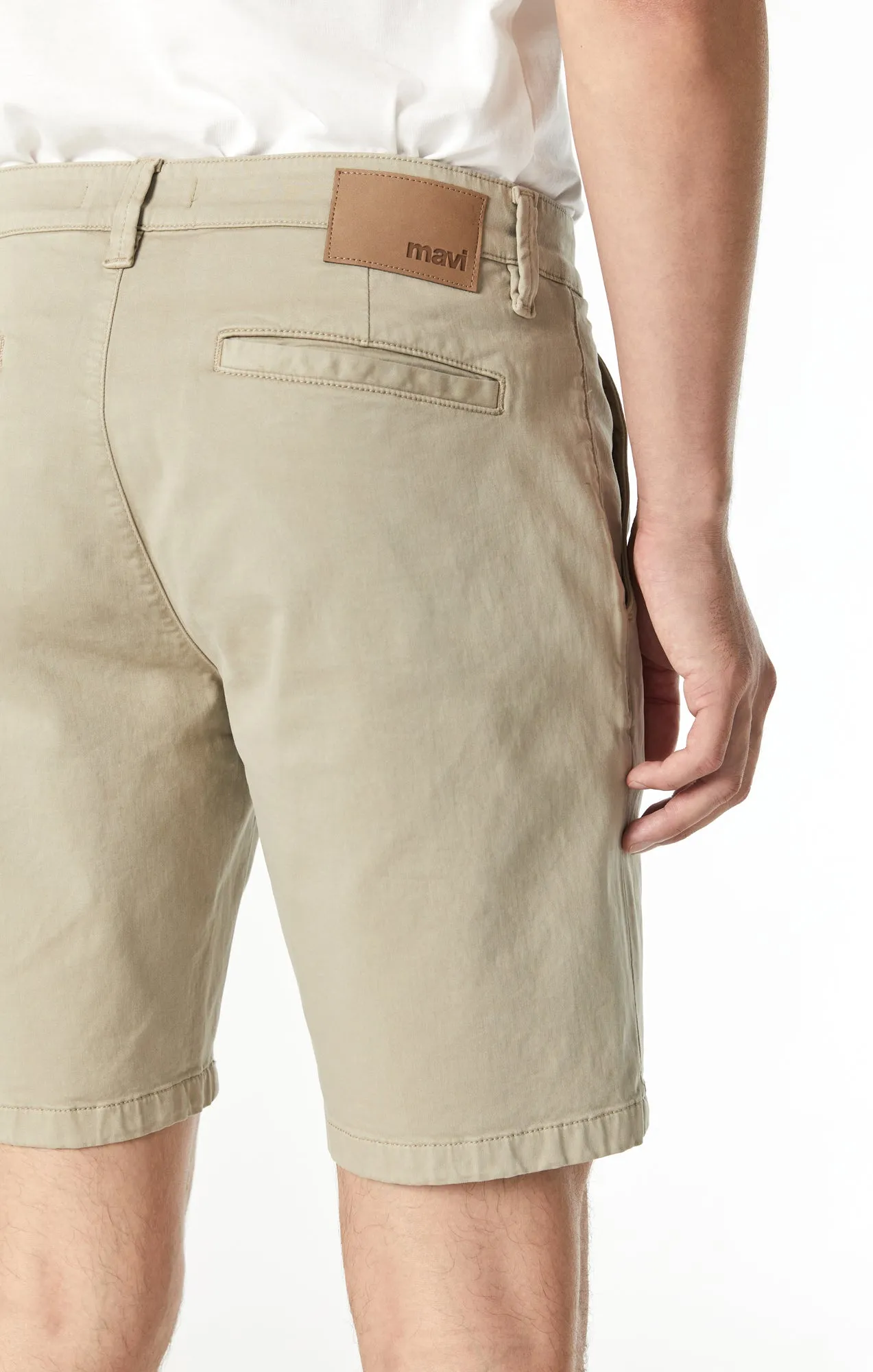 JACOB CROP  SHORTS IN ALUMINUM TWILL