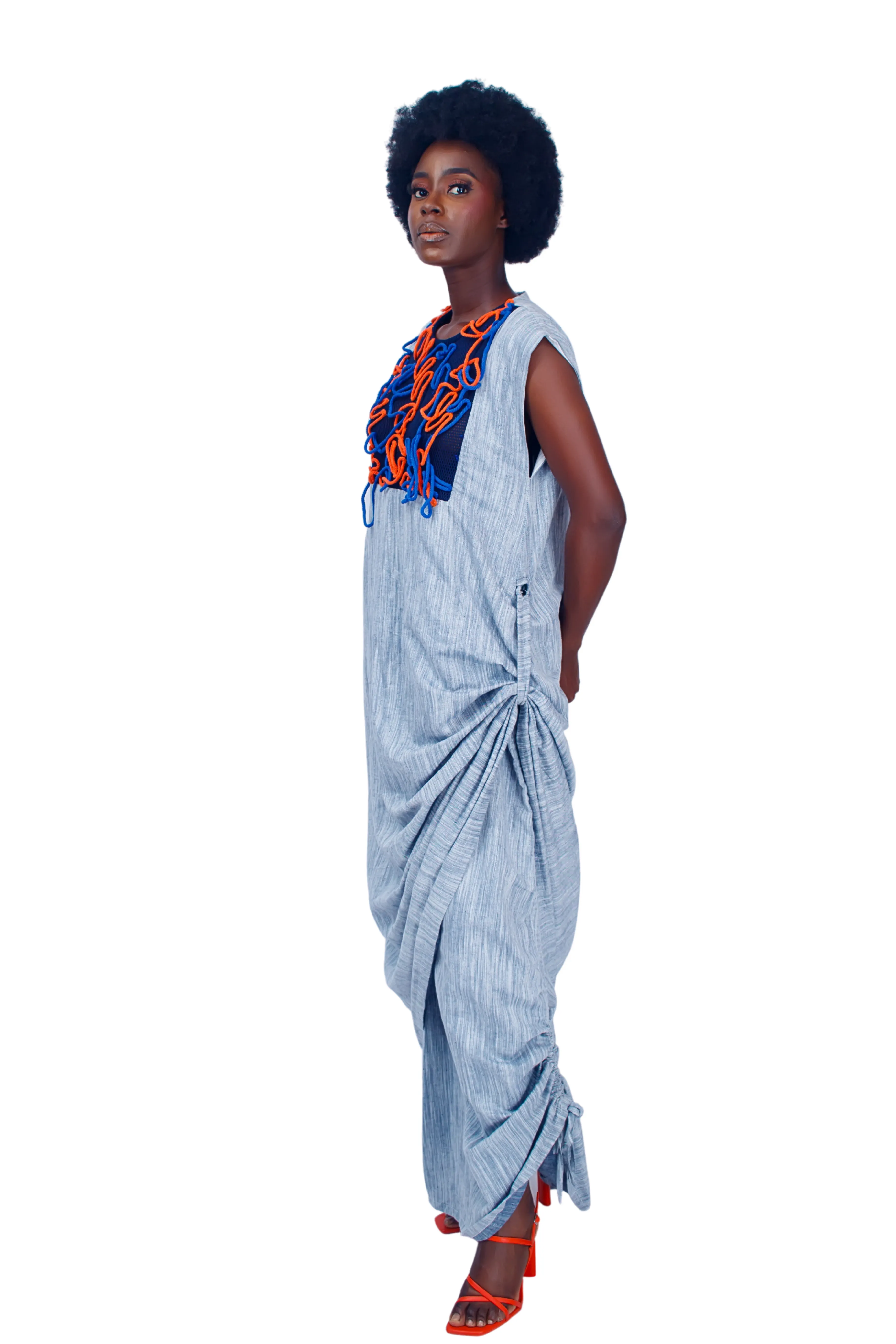 Layered Agbada Dress