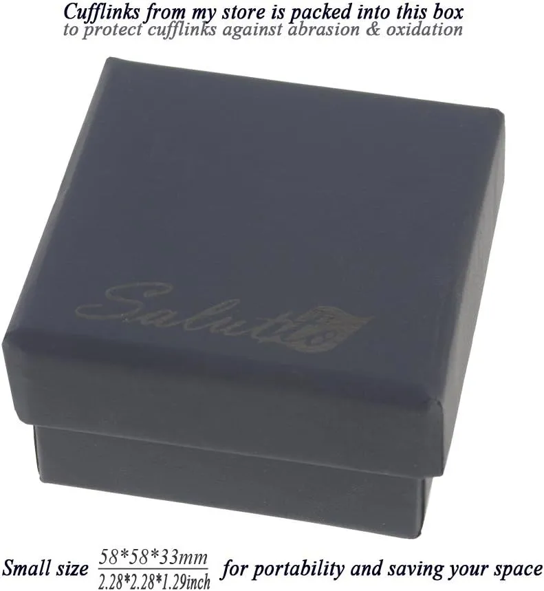 Men's Classic Shape Funny Playing Cufflinks with Gift Box