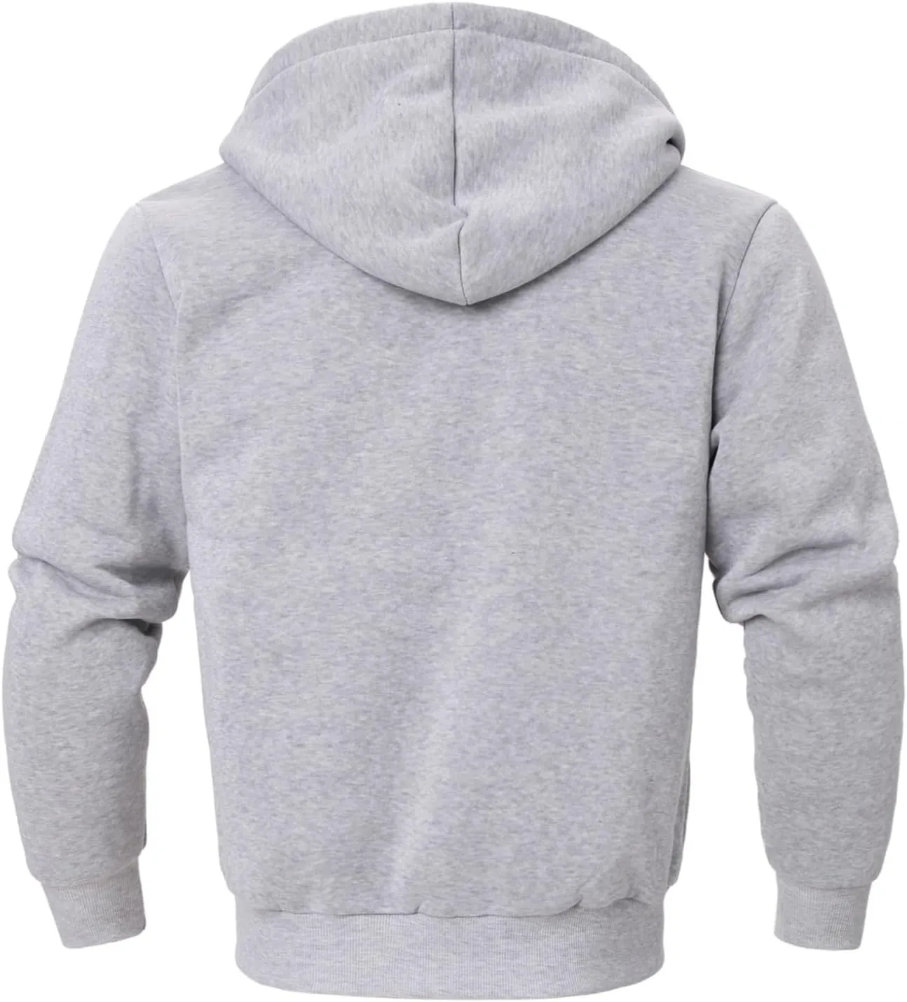 Mens Hoodies Zip Up Thick Sherpa Lined Heavyweight Workout Winter Warm Sweatshirt Jackets