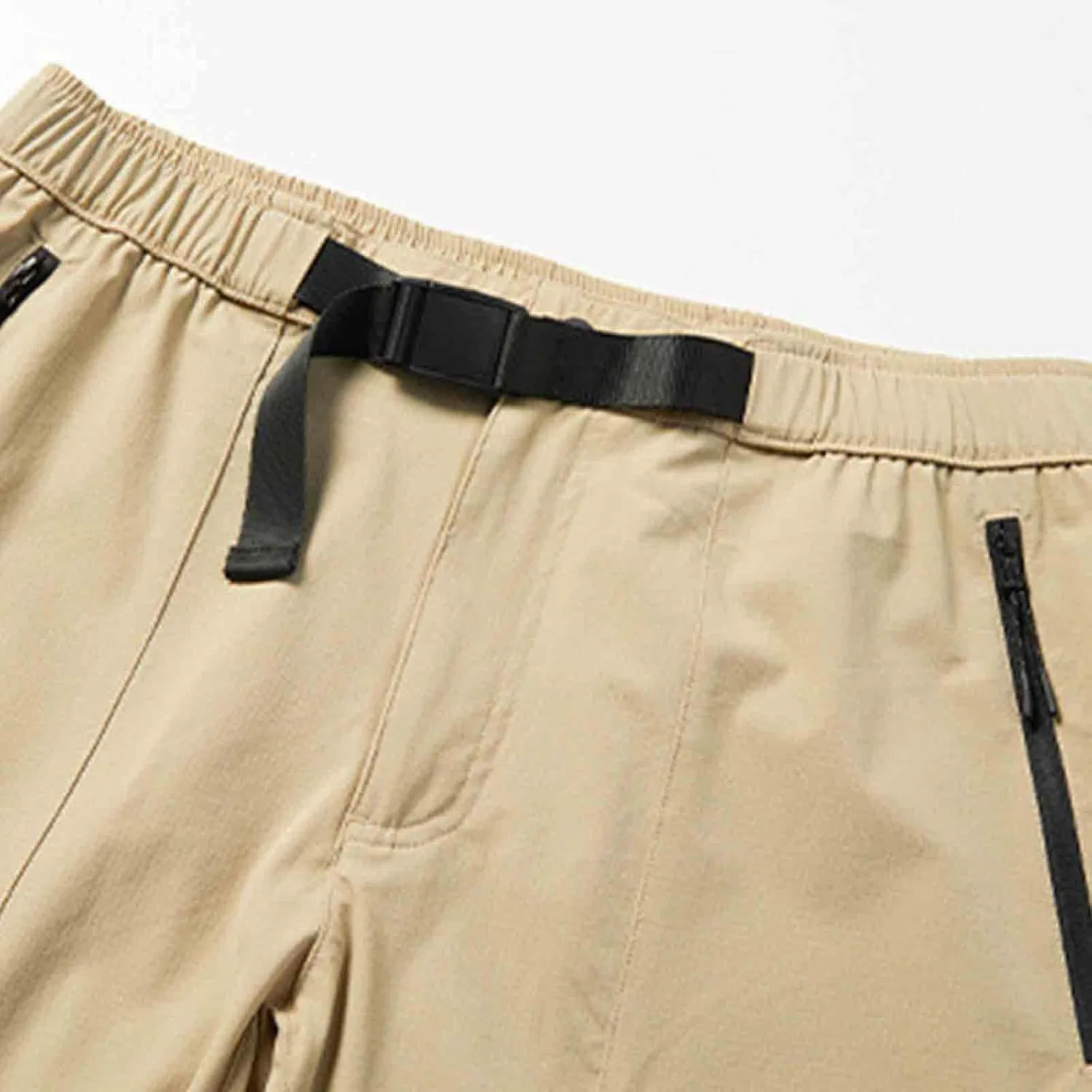 Mens Quick Dry Athletic Running Shorts Gym Workout Athletic Elastic Waist Hybrid Stretch Short Pants with Pockets