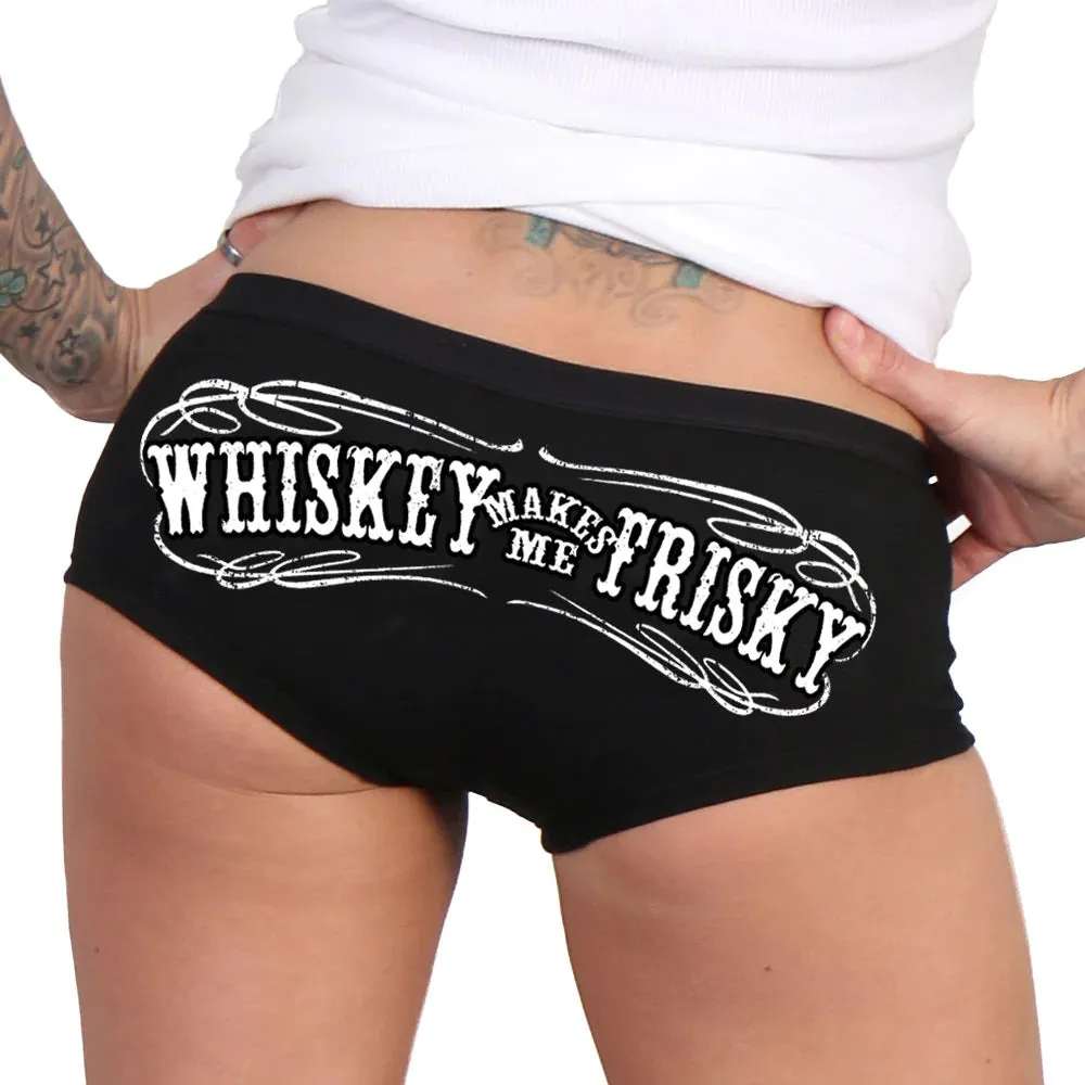 PTB7554 Whiskey Makes Me Frisky Boy Shorts