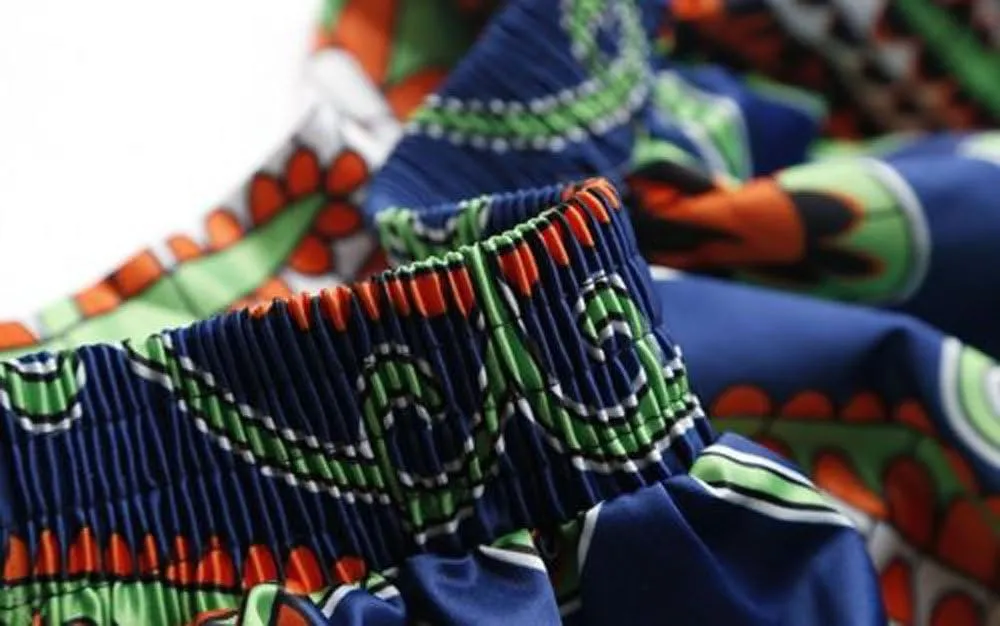 RED DOT BOUTIQUE 930 - Plus Size Ethnic African Print Long Maxi Skirt