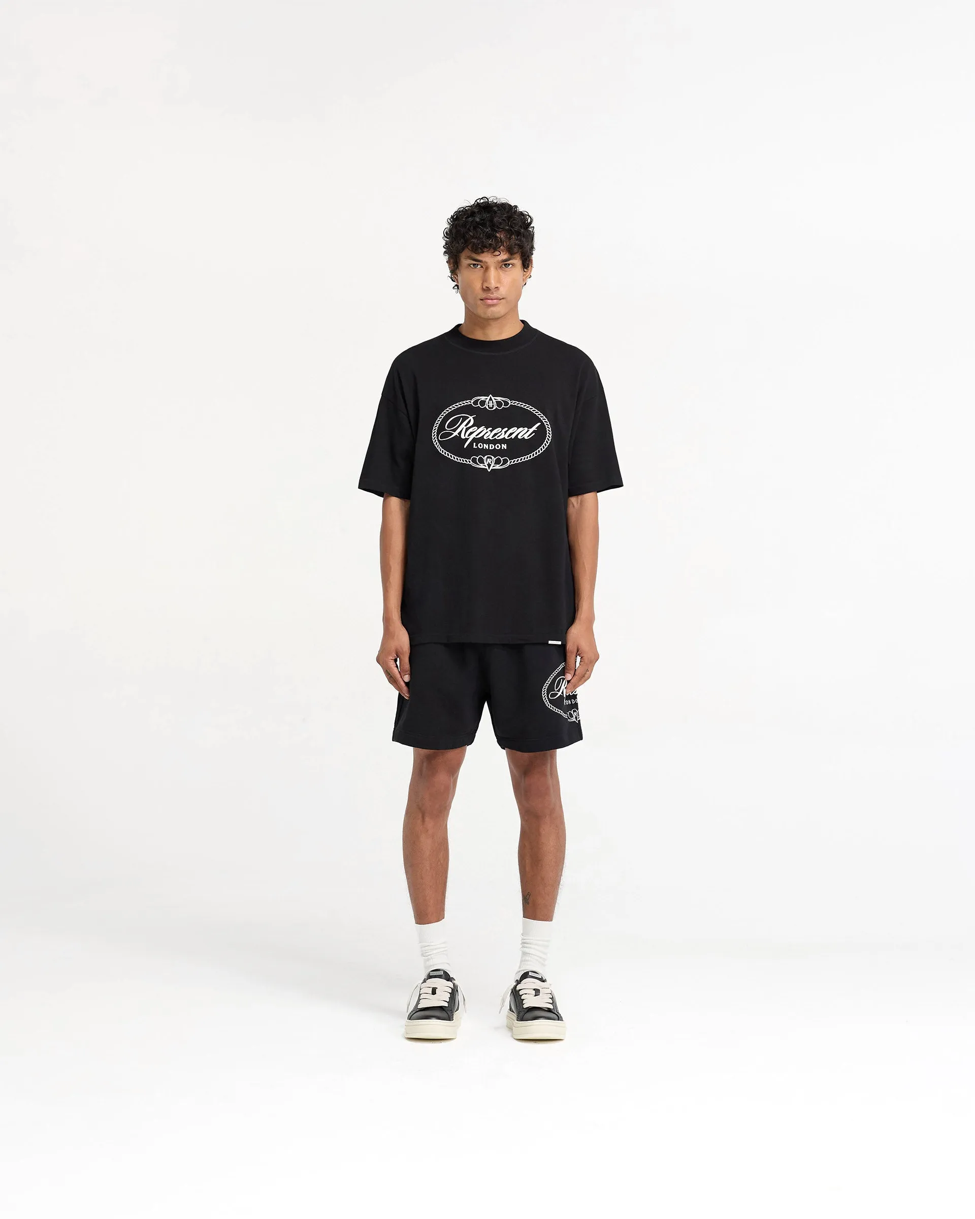 Represent X Harrods Crest Short - Jet Black