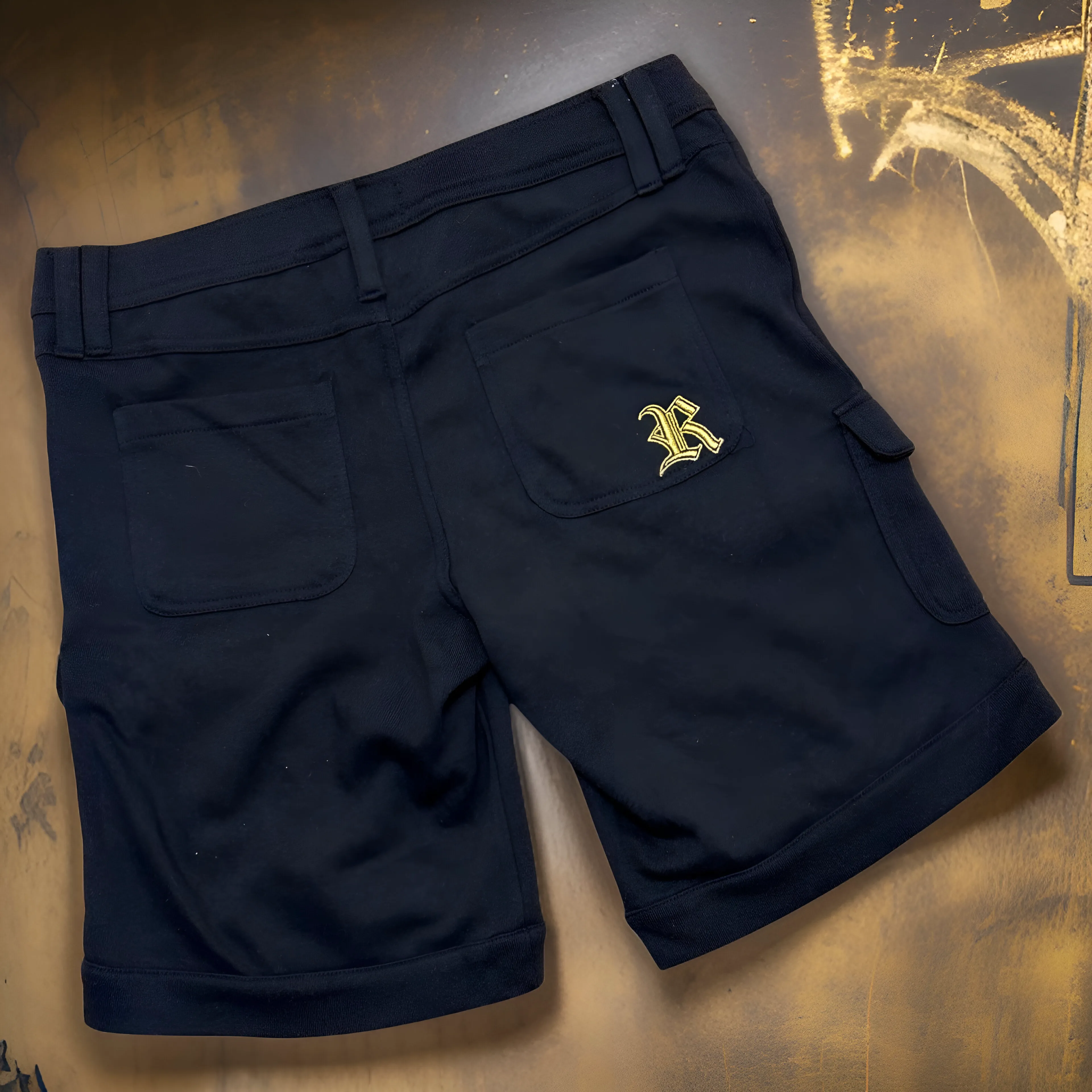 *ROCAWEAR* (BLACK) WOMEN’S COTTON SHORTS