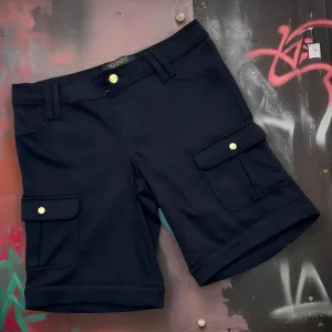 *ROCAWEAR* (BLACK) WOMEN’S COTTON SHORTS