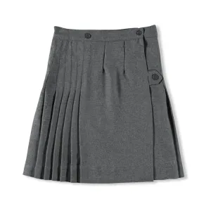 Solid Polyester Kilt - Medium Gray