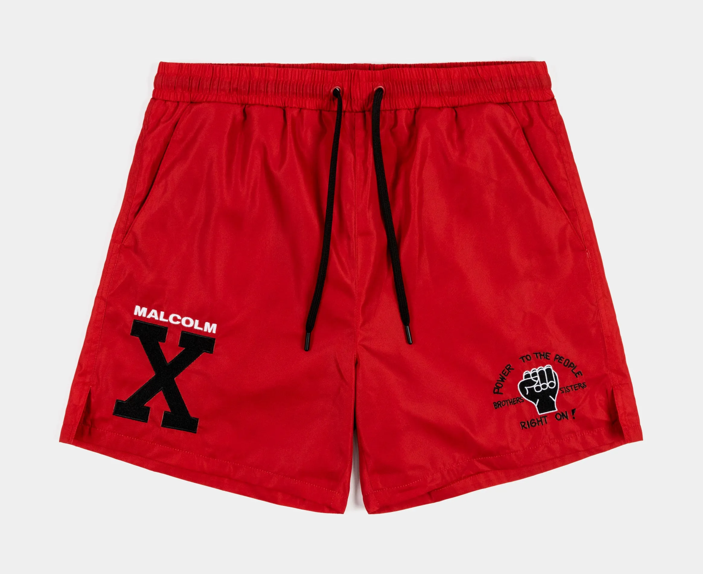 SP x Malcolm X Logo Hybrid Mens Shorts (Red)