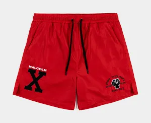 SP x Malcolm X Logo Hybrid Mens Shorts (Red)