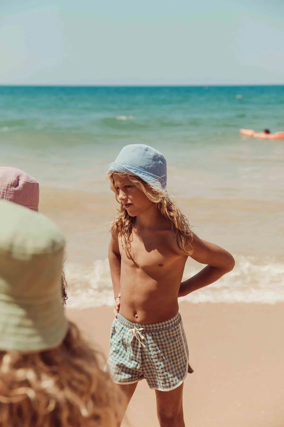 Swim Shorts | Blue Check