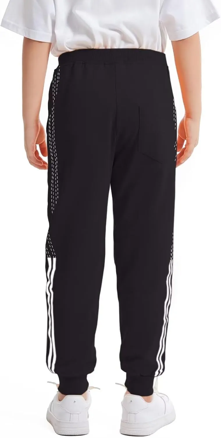 Welity Boys' Cotton Jogger Pants, 4-12 Years